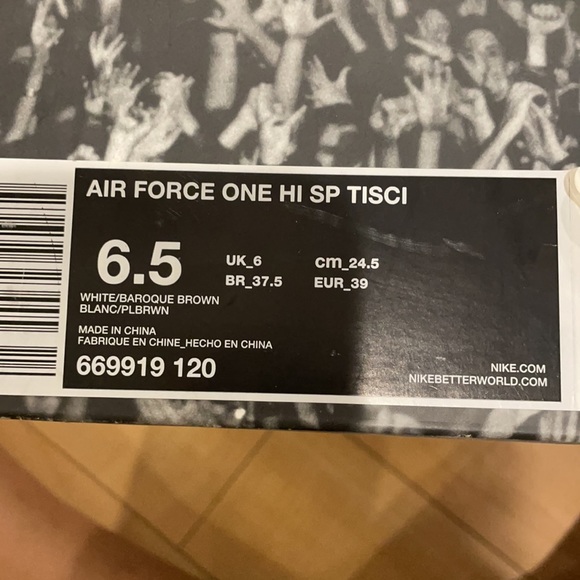 White Air Force One Hi SP Tisci - Picture 7 of 7